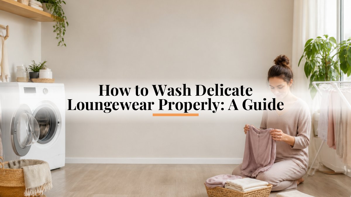 How to Wash Delicate Loungewear Properly: A Guide