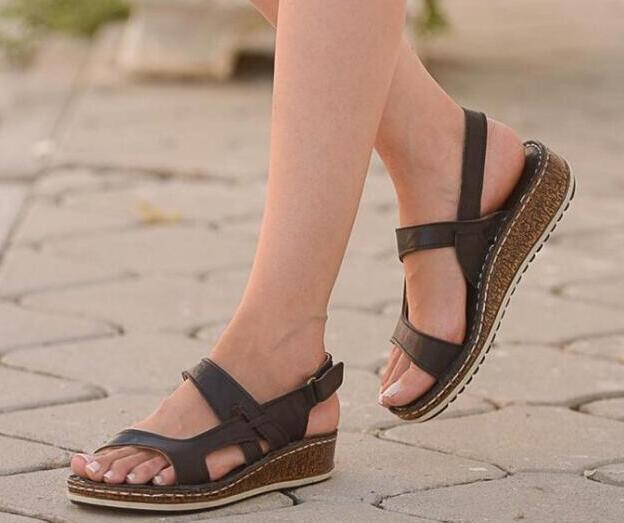Low Heel Wedge Casual Sandals (FREE SHIPPING)