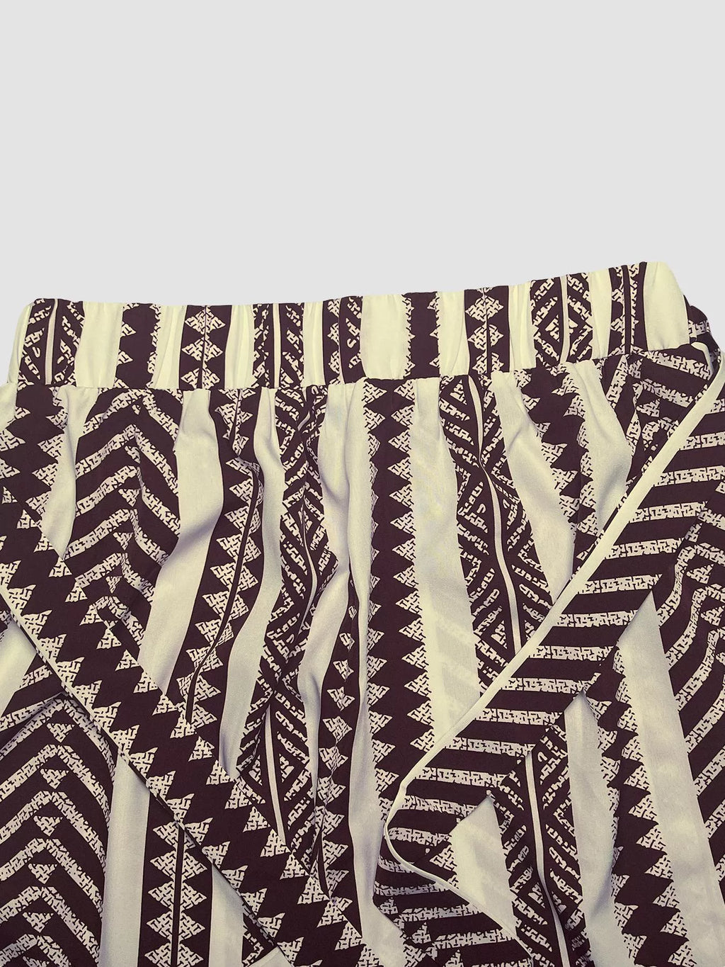 Boho Print Wide Leg Pants