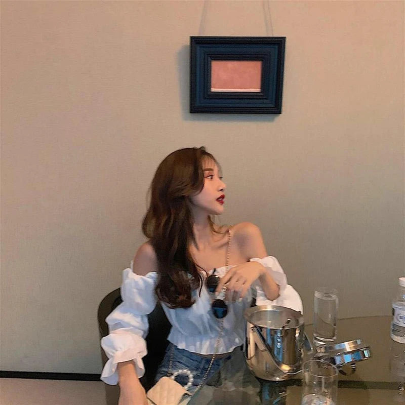 Women's Sexy Off Shoulder Top, Puff Sleeve (FREE SHIPPING)