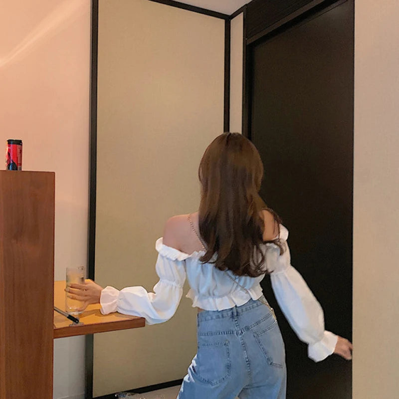 Women's Sexy Off Shoulder Top, Puff Sleeve (FREE SHIPPING)