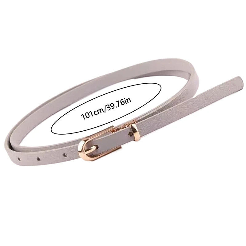 Thin Waistband Pin Buckle Adjustable Belt (FREE SHIPPING)