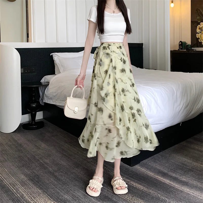 Women's Beach Wrap Skirt – 49 Colors & Prints, Lightweight Summer Essential