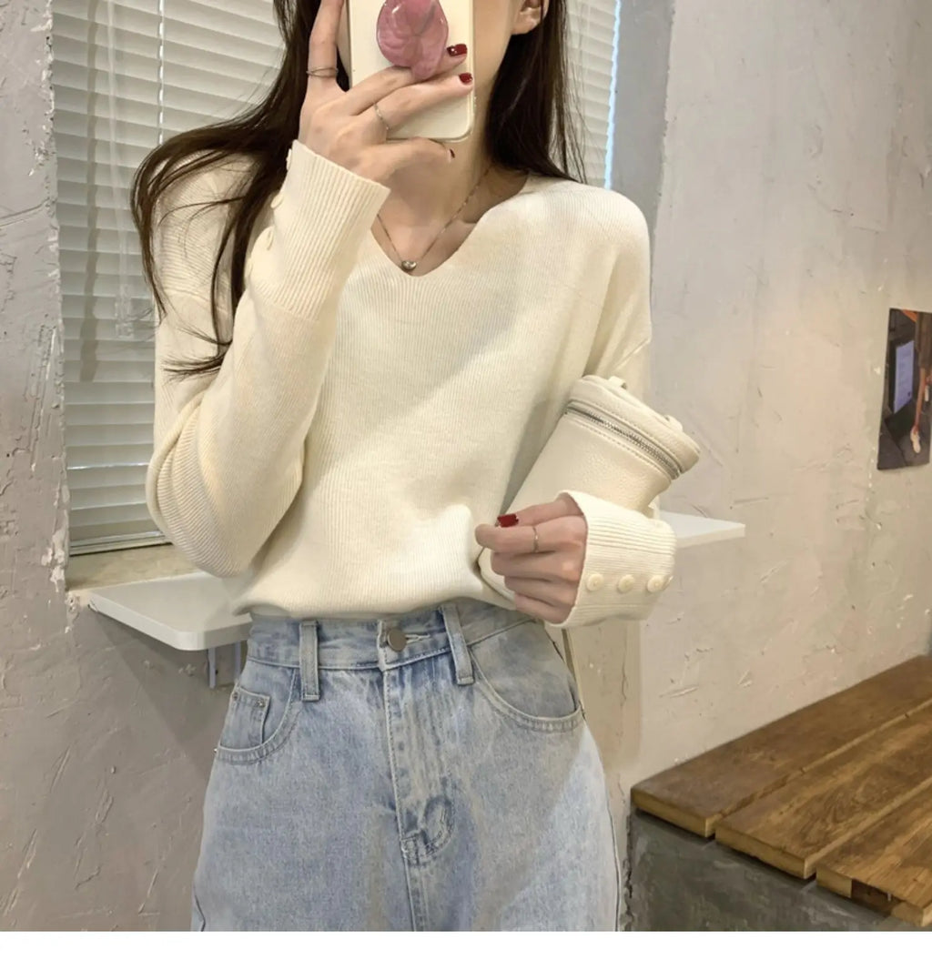 Autumn/Winter V Neck Sweater For Women (FREE SHIPPING)