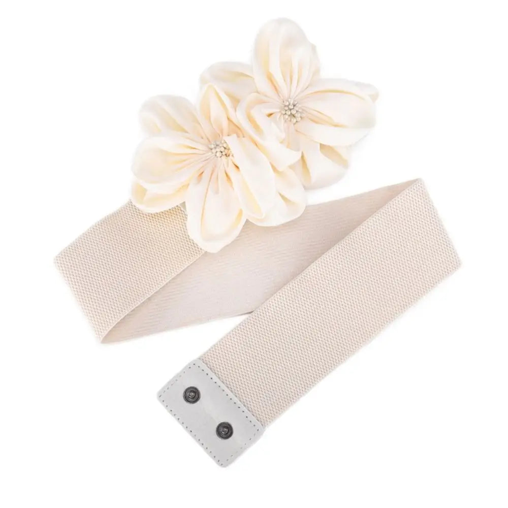 Women Fashion Floral Wide Elastic Belt (FREE SHIPPING)
