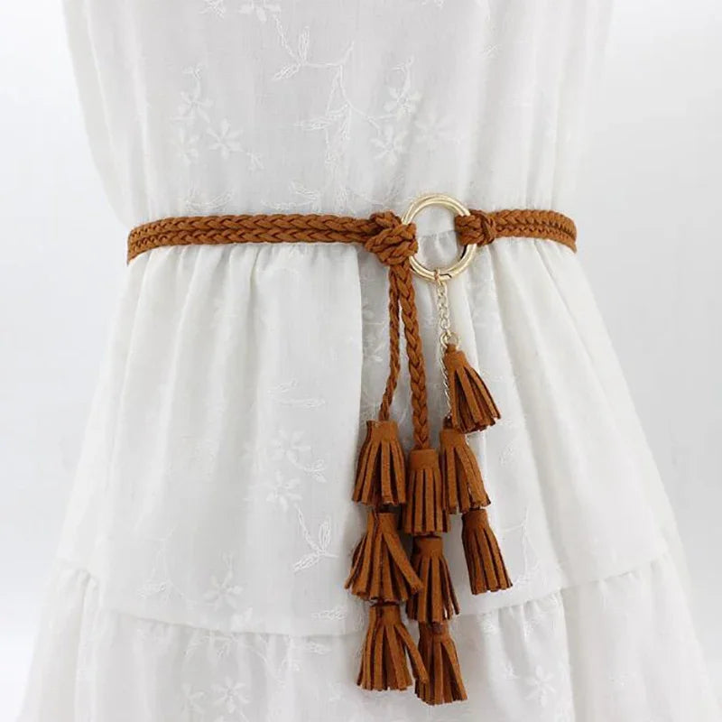Women's Boho Braided Tassel Belt (FREE SHIPPING)