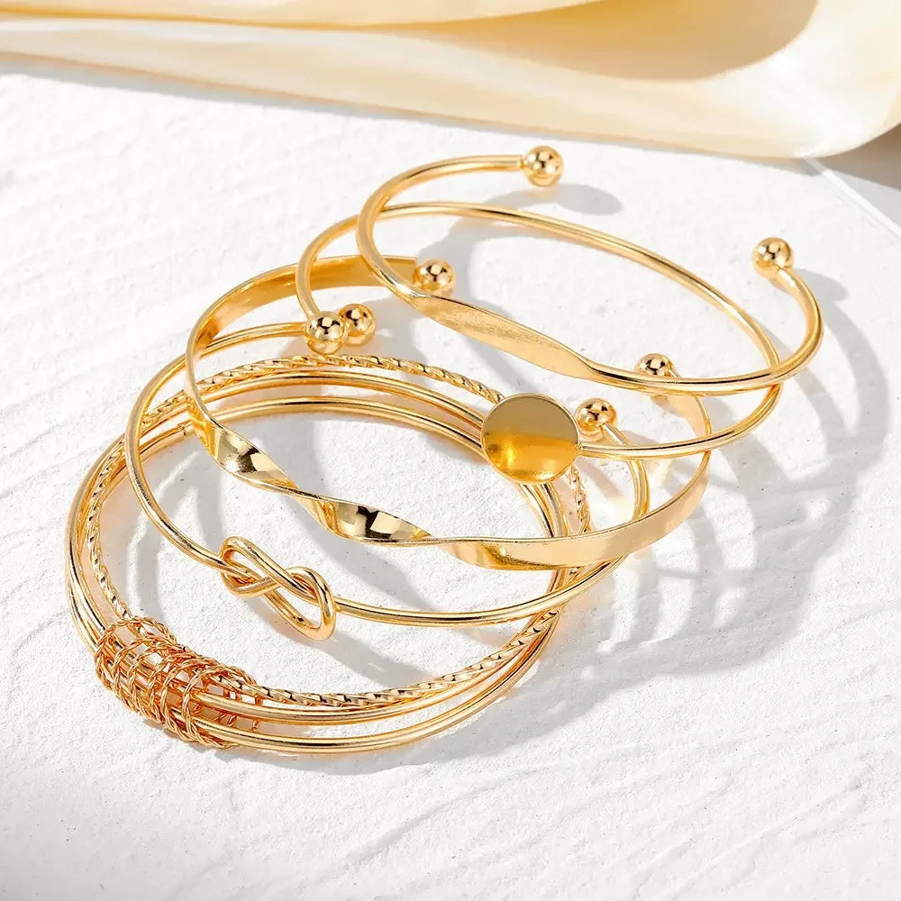 5 pieces fashionable elegant and exquisite adjustable ladies' bracelets (FREE SHIPPING)