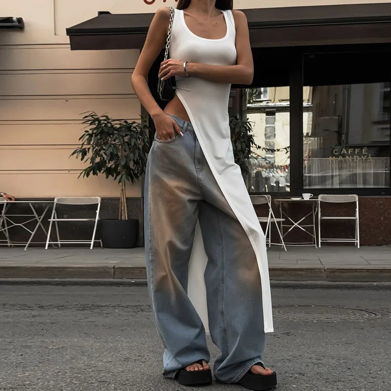Sexy Side High Split Midi Dress (FREE SHIPPING)