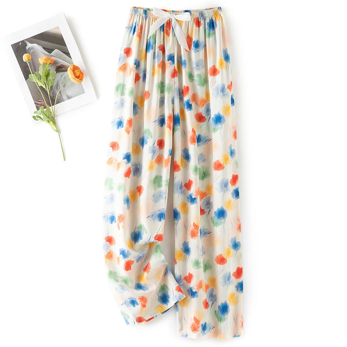Women's Casual Wide-Leg Pants – 36 Colors & Prints to Choose From