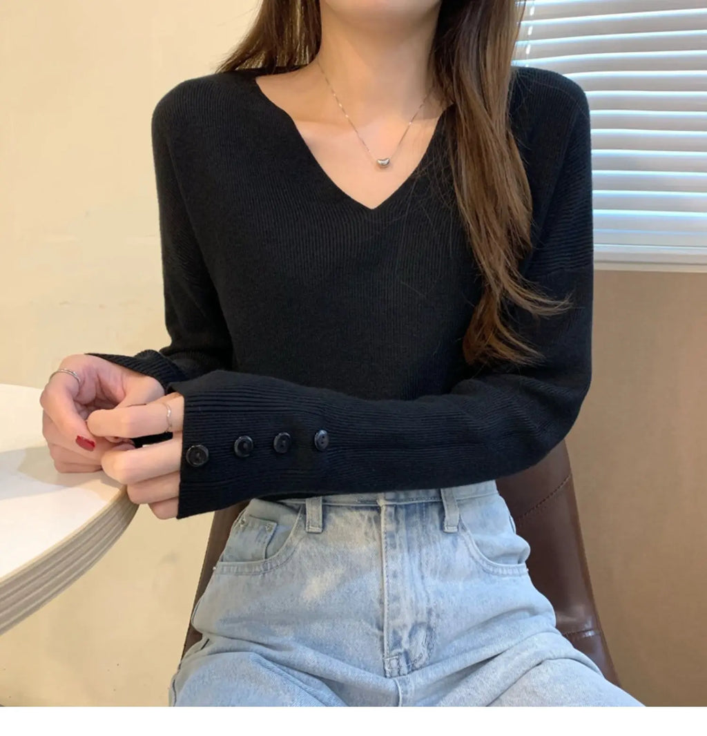 Autumn/Winter V Neck Sweater For Women (FREE SHIPPING)