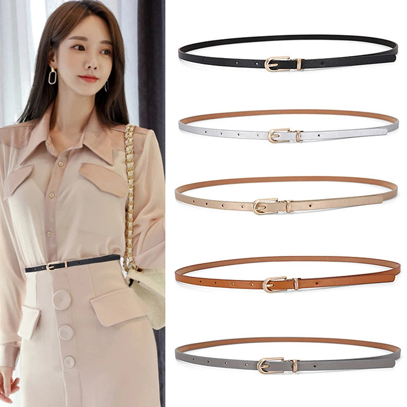 Thin Waistband Pin Buckle Adjustable Belt (FREE SHIPPING)