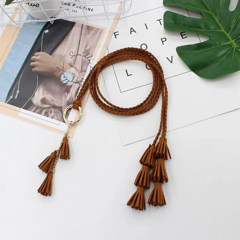 Women's Boho Braided Tassel Belt (FREE SHIPPING)