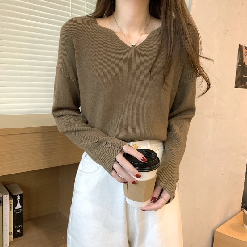 Autumn/Winter V Neck Sweater For Women (FREE SHIPPING)