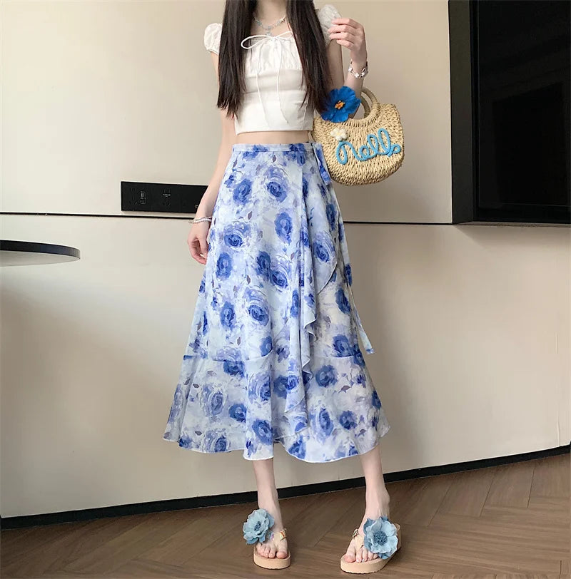 Women's Beach Wrap Skirt – 49 Colors & Prints, Lightweight Summer Essential
