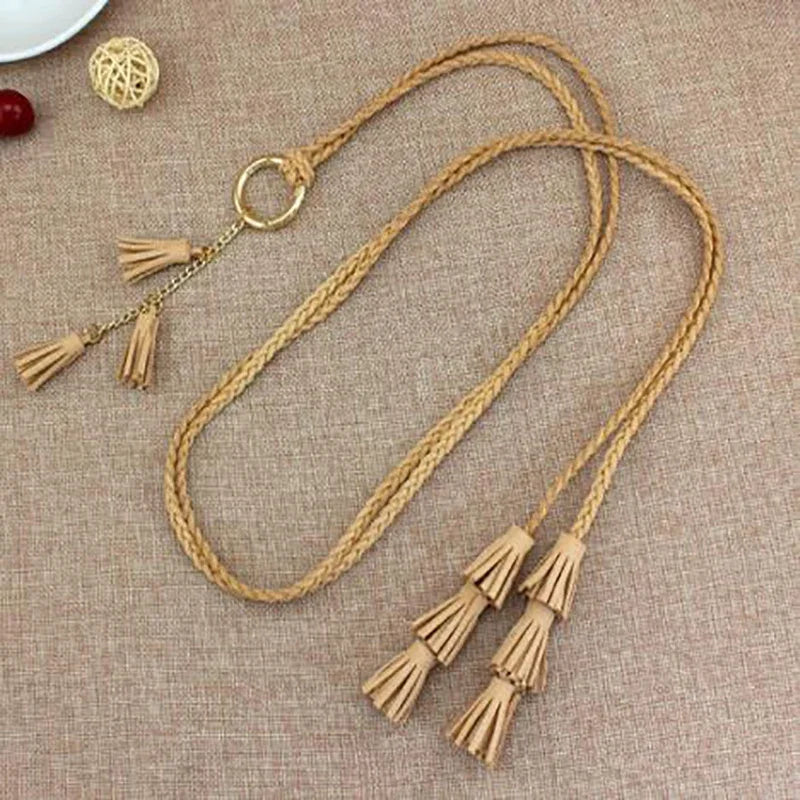 Women's Boho Braided Tassel Belt (FREE SHIPPING)