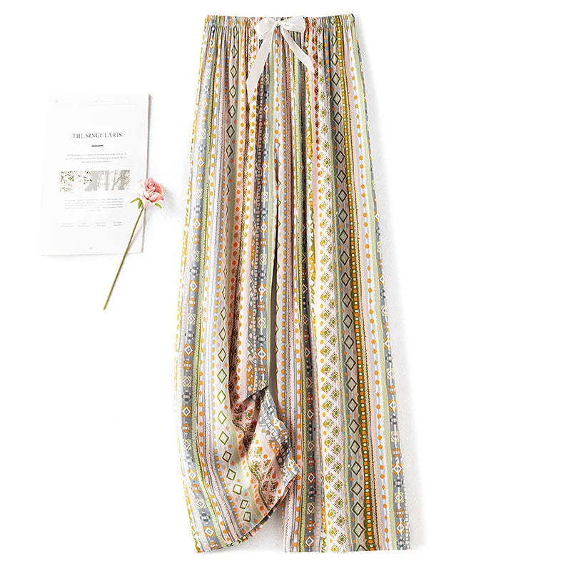 Women's Casual Wide-Leg Pants – 36 Colors & Prints to Choose From