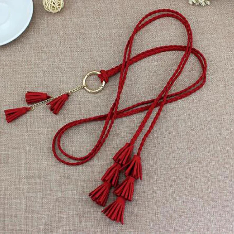 Women's Boho Braided Tassel Belt (FREE SHIPPING)