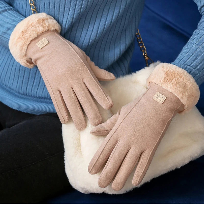 Warm Suede Gloves Plus Touchscreen Capability (FREE SHIPPING)