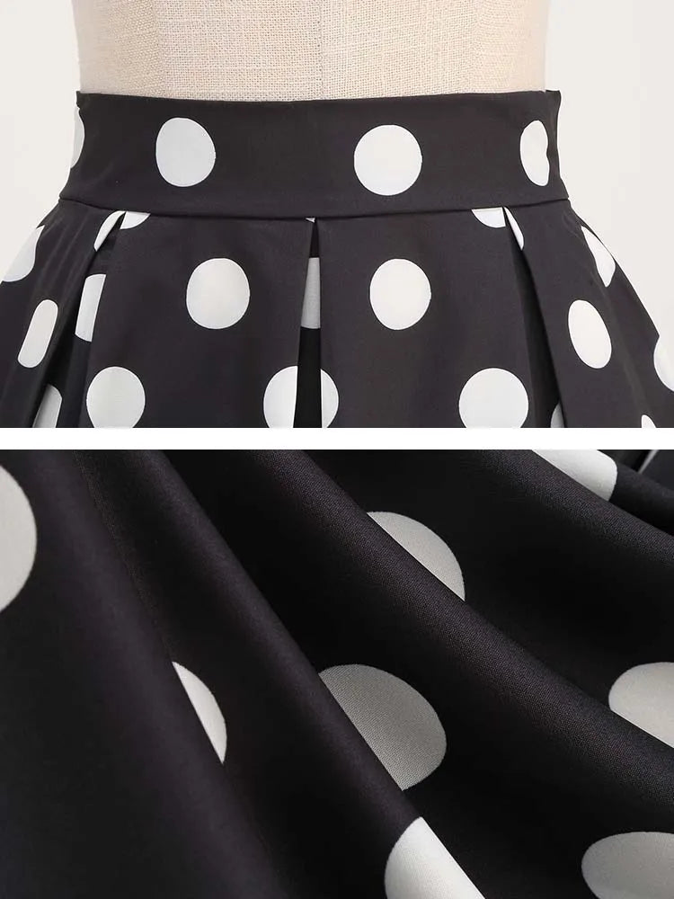 Women's Retro Vintage 50s Pleated Party Skirt – Full, Flirty & Timeless