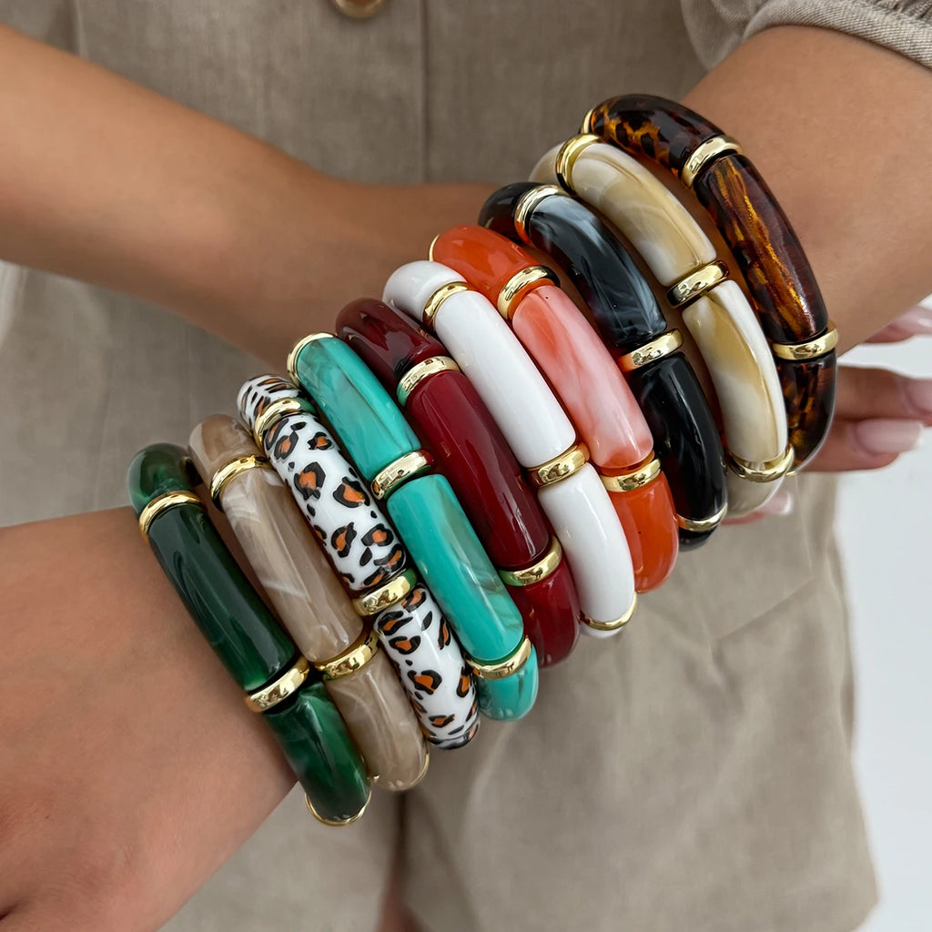 Bohemian Beaded Elastic Bangle Bracelet 10 colors (FREE SHIPPING)