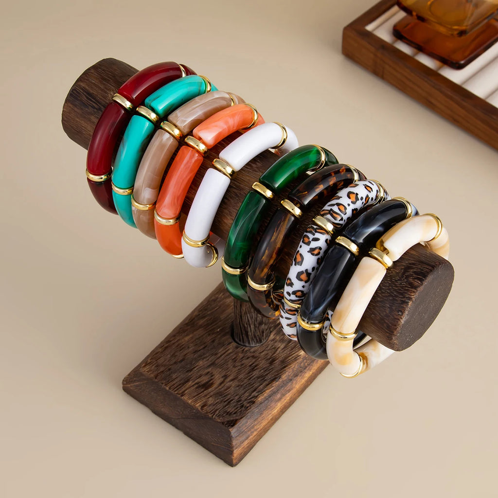 Bohemian Beaded Elastic Bangle Bracelet 10 colors (FREE SHIPPING)