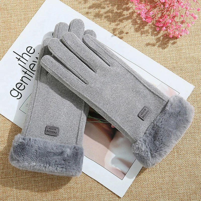 Warm Suede Gloves Plus Touchscreen Capability (FREE SHIPPING)