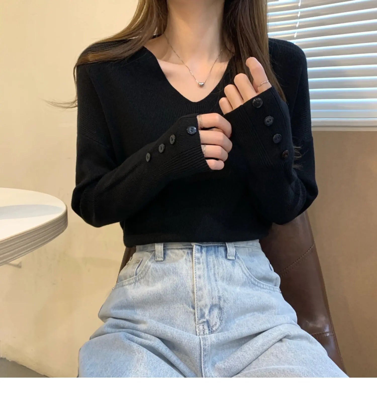 Autumn/Winter V Neck Sweater For Women (FREE SHIPPING)