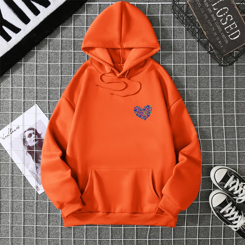 Women's Love Graphic Hoodie – Soft, Cozy & Sweet Printed Sweatshirt