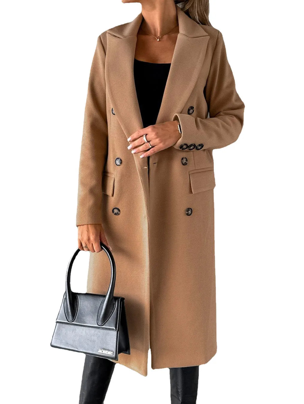 Women's Wool, Double-Breasted Coat (FREE SHIPPING)