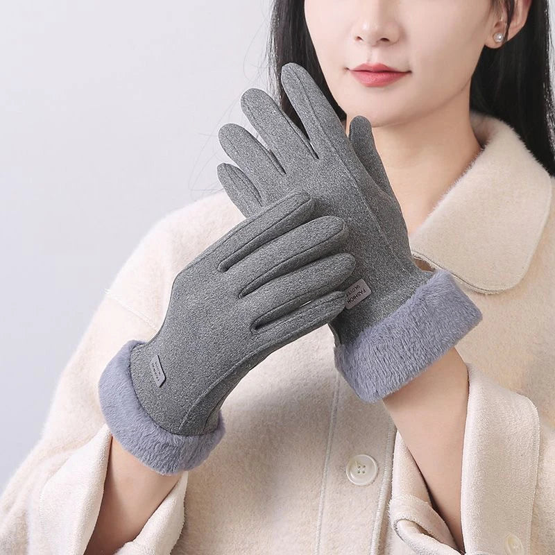 Warm Suede Gloves Plus Touchscreen Capability (FREE SHIPPING)
