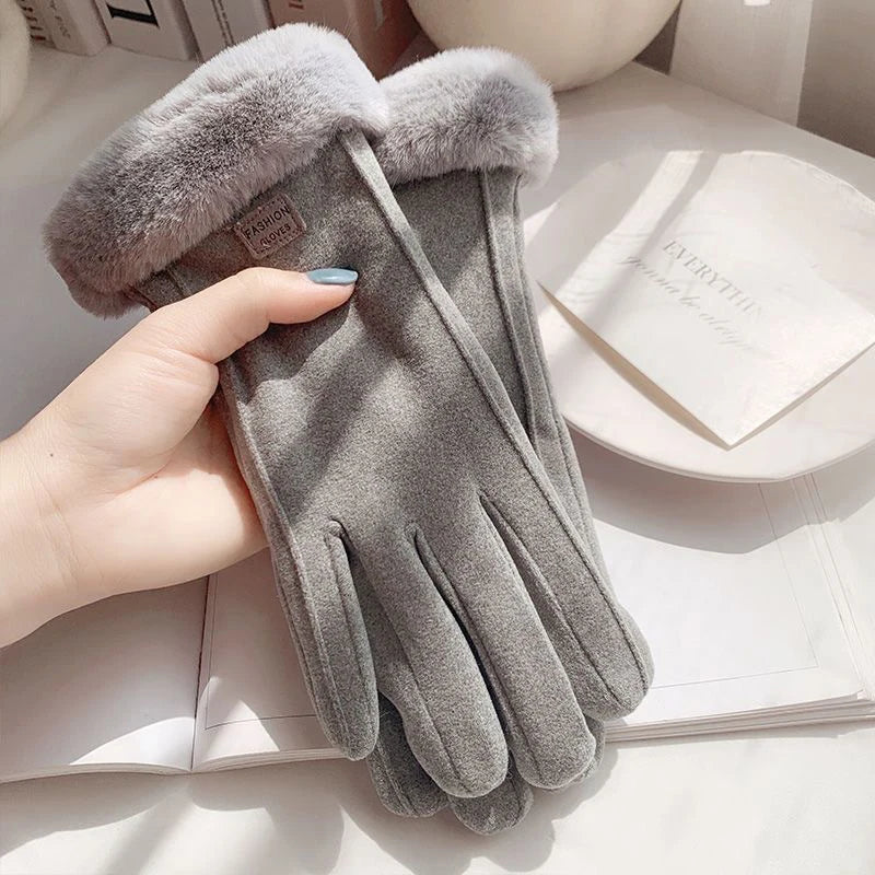 Warm Suede Gloves Plus Touchscreen Capability (FREE SHIPPING)