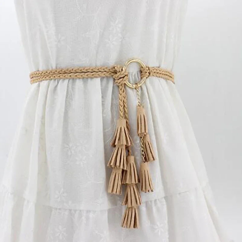 Women's Boho Braided Tassel Belt (FREE SHIPPING)
