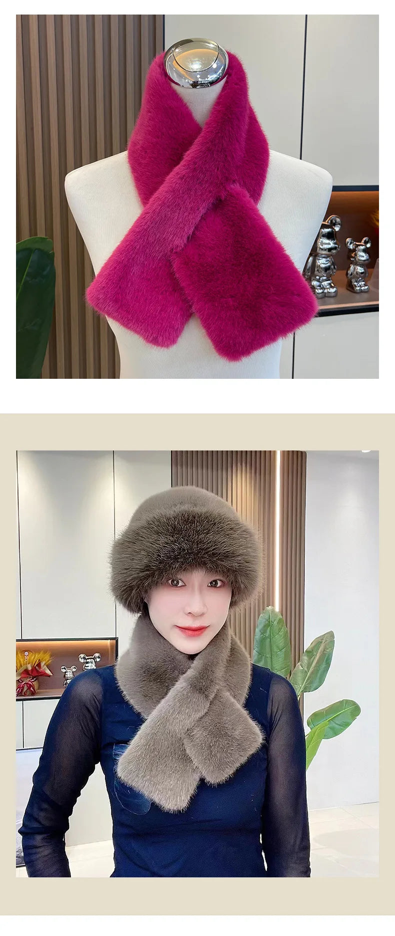 Luxury Faux Fur Hat & Scarf Set (FREE SHIPPING)