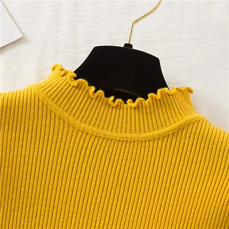 Autumn/Winter Basic Women's Mock Neck Pullovers (FREE SHIPPING)