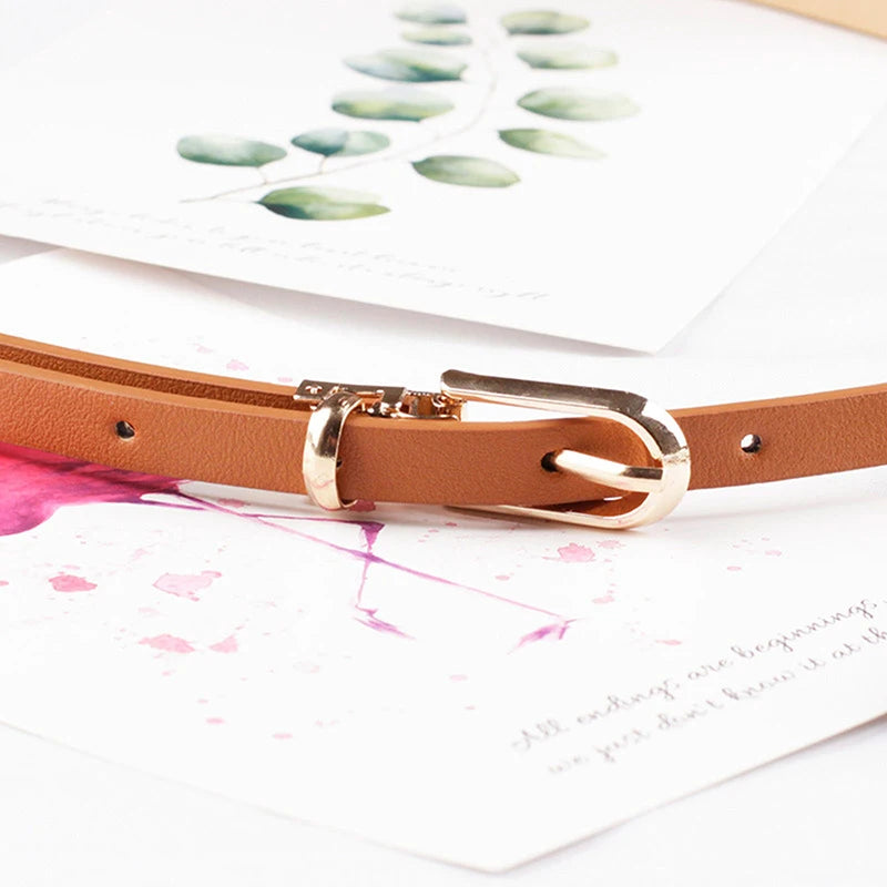 Thin Waistband Pin Buckle Adjustable Belt (FREE SHIPPING)