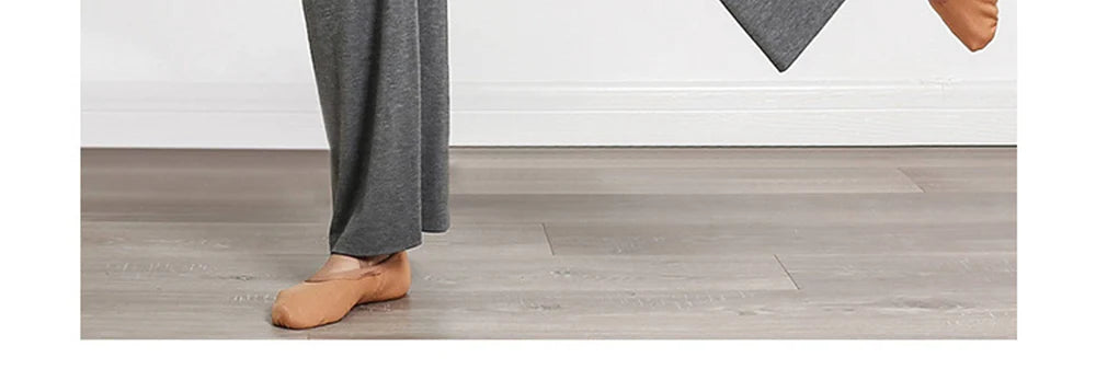 Women's soft ice silk wide leg pants High waist loose comfortable straight leg casual pants suitable for outdoor black pants