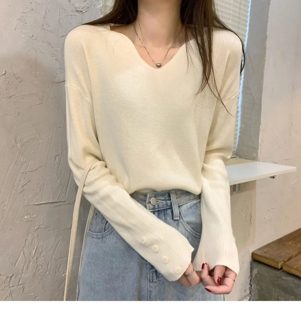 Autumn/Winter V Neck Sweater For Women (FREE SHIPPING)