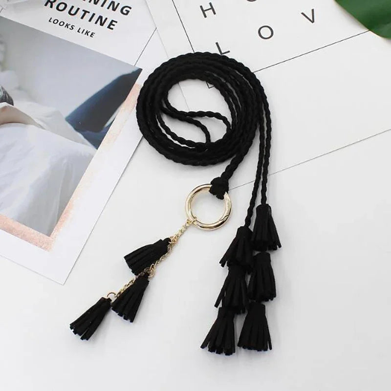 Women's Boho Braided Tassel Belt (FREE SHIPPING)