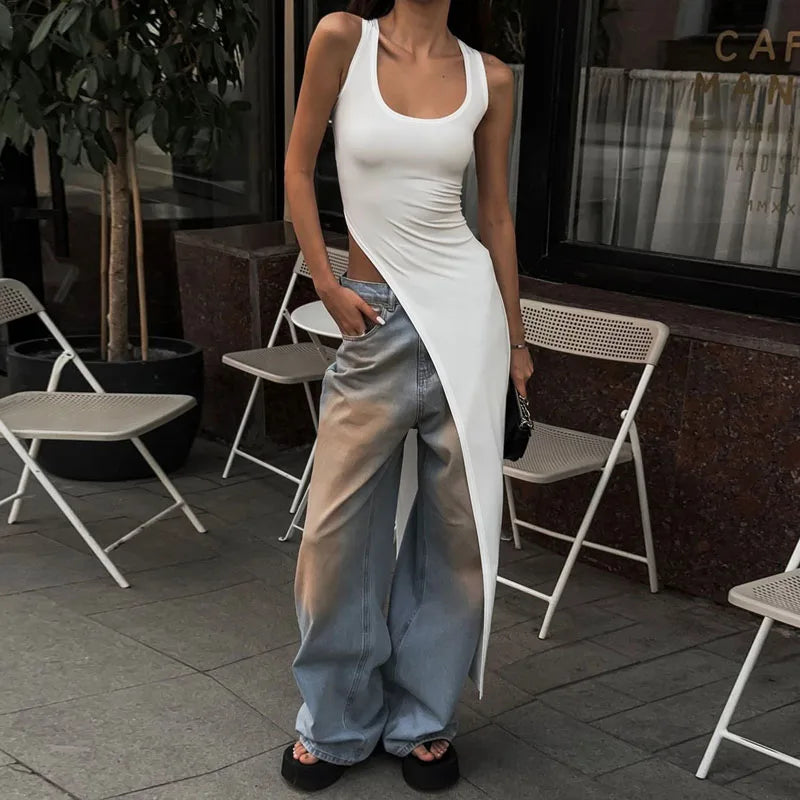 Sexy Side High Split Midi Dress (FREE SHIPPING)