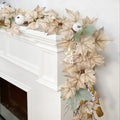 1.75m Maple Leaf Pumpkin Berry garland - Thanksgiving Harvest decoration