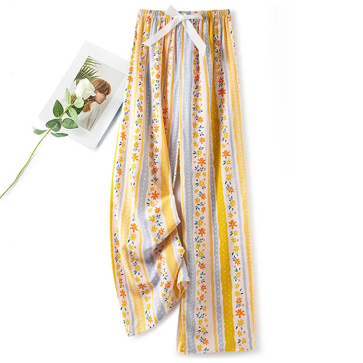 Women's Casual Wide-Leg Pants – 36 Colors & Prints to Choose From