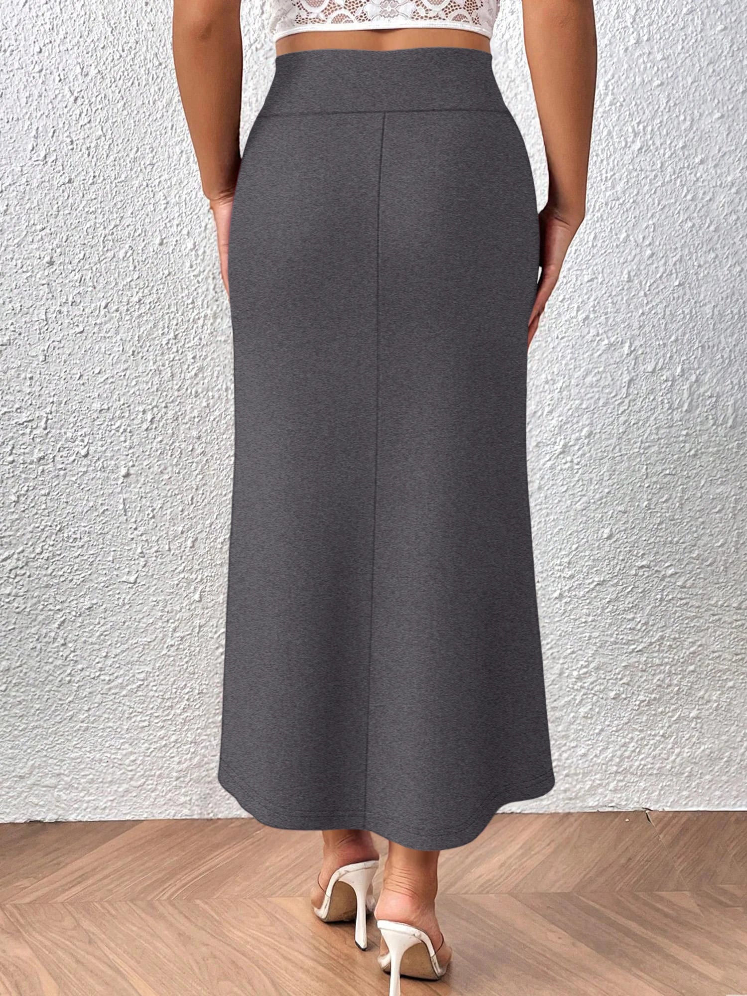 Women's High‑Waisted Mermaid Flared Hem Skirt (FREE SHIPPING)