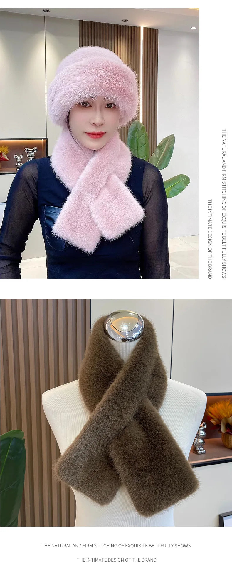 Luxury Faux Fur Hat & Scarf Set (FREE SHIPPING)