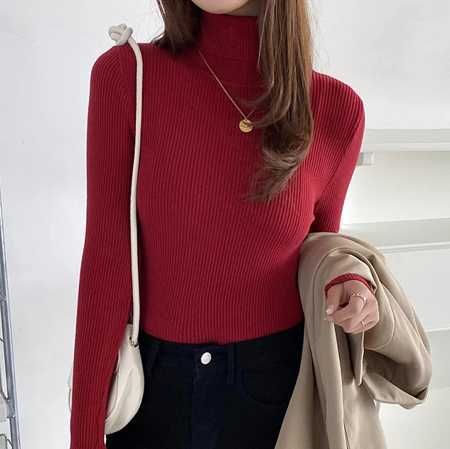 Women's Fall Turtleneck Sweater – Cozy, Classic, Cold-Weather Essential
