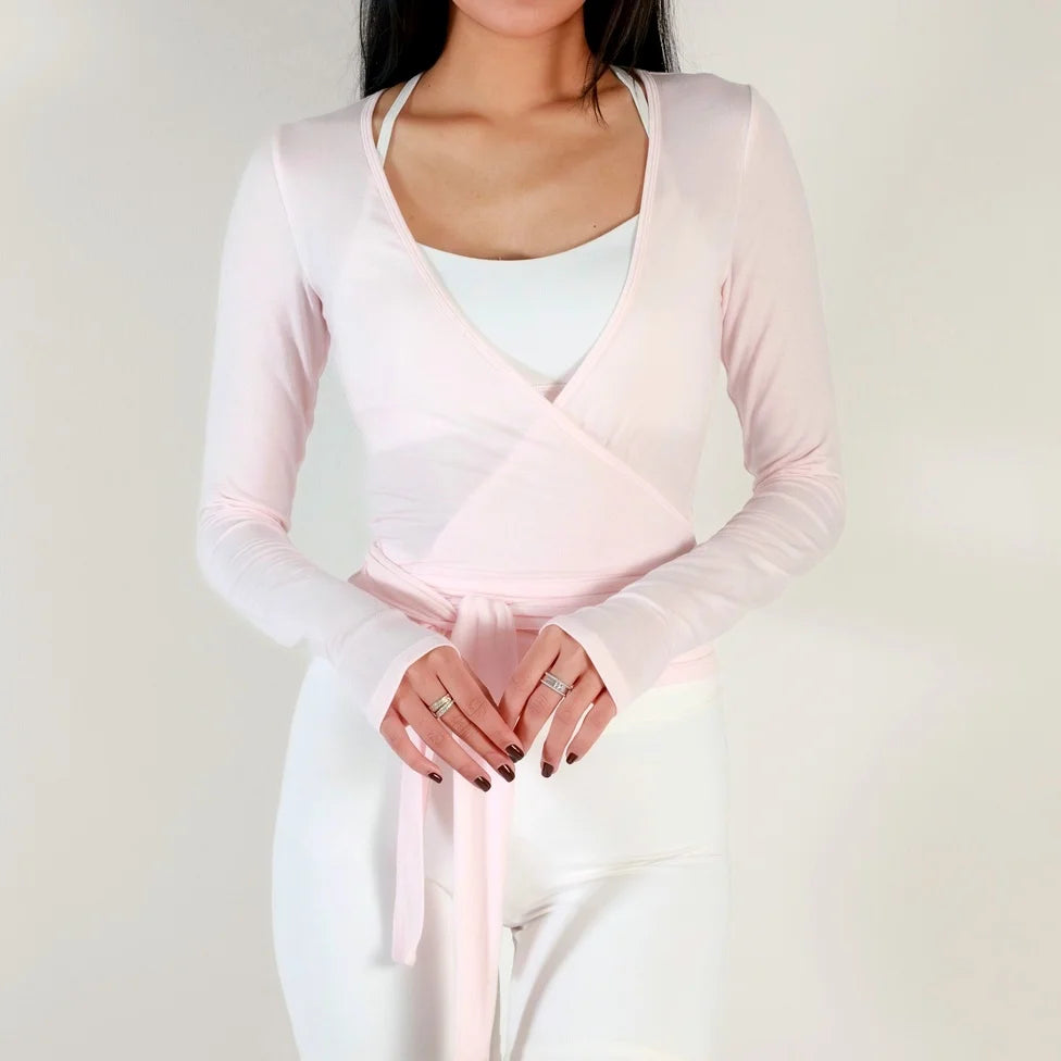 Women's Bandage Wrap Shirt Long Sleeve (FREE SHIPPING)