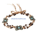 Beaded Butterflies Vintage Tassel Waist Belt (FREE SHIPPING)