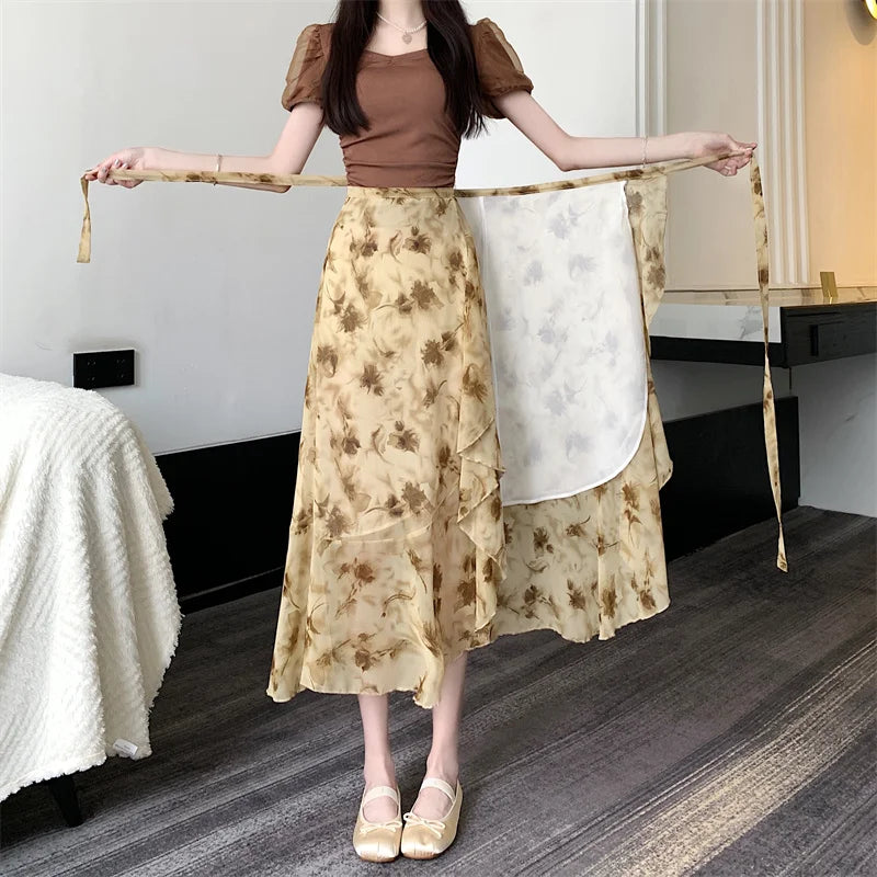 Women's Beach Wrap Skirt – 49 Colors & Prints, Lightweight Summer Essential