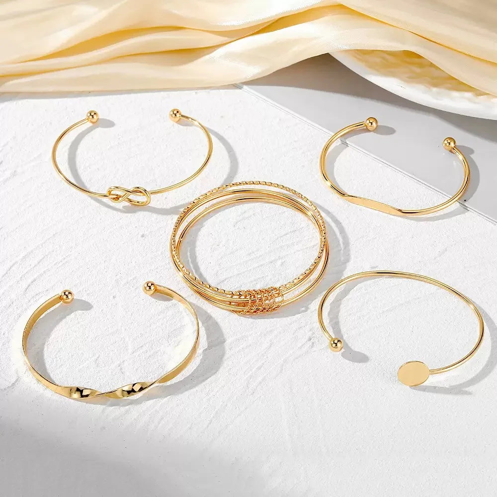 5 pieces fashionable elegant and exquisite adjustable ladies' bracelets (FREE SHIPPING)