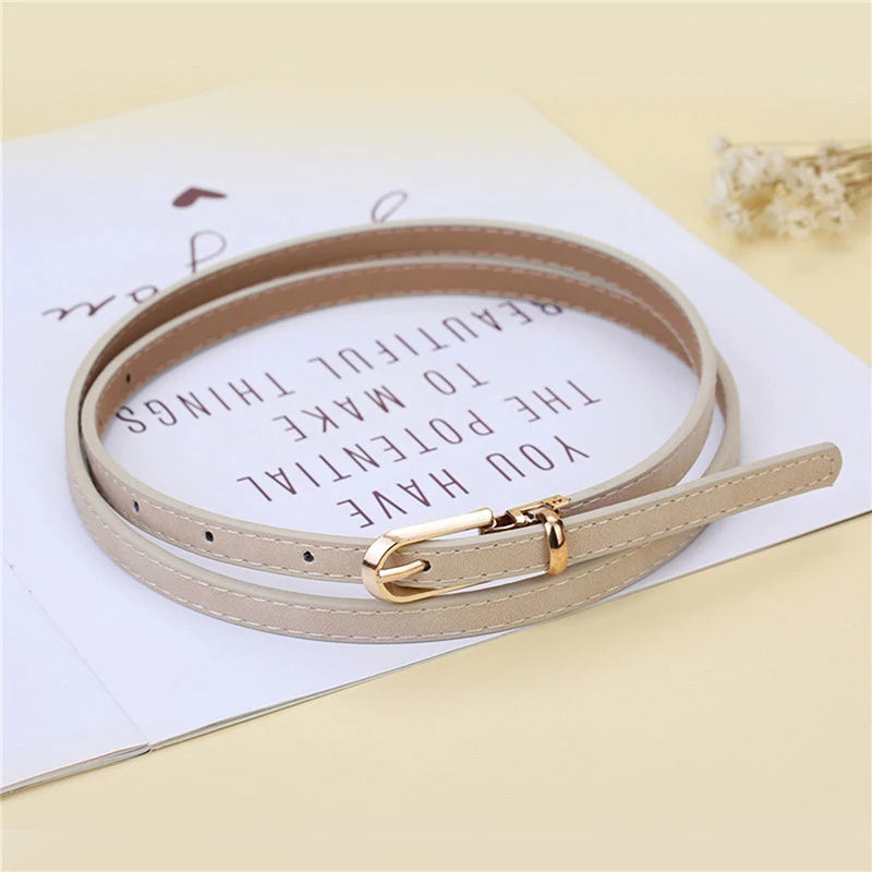 Thin Waistband Pin Buckle Adjustable Belt (FREE SHIPPING)