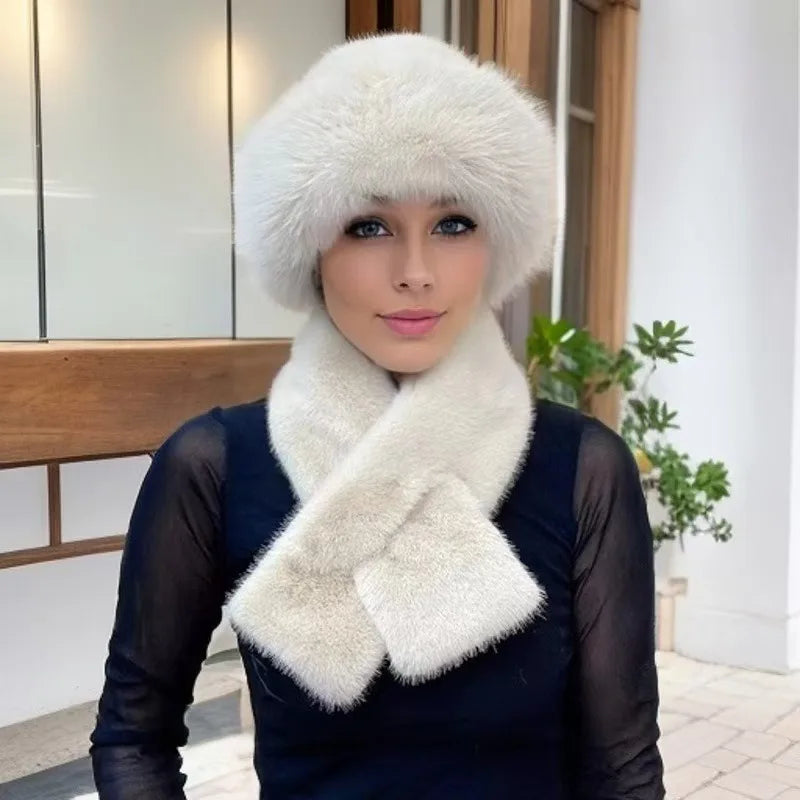 Luxury Faux Fur Hat & Scarf Set (FREE SHIPPING)